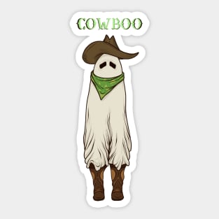 Cowboy ghost Sticker